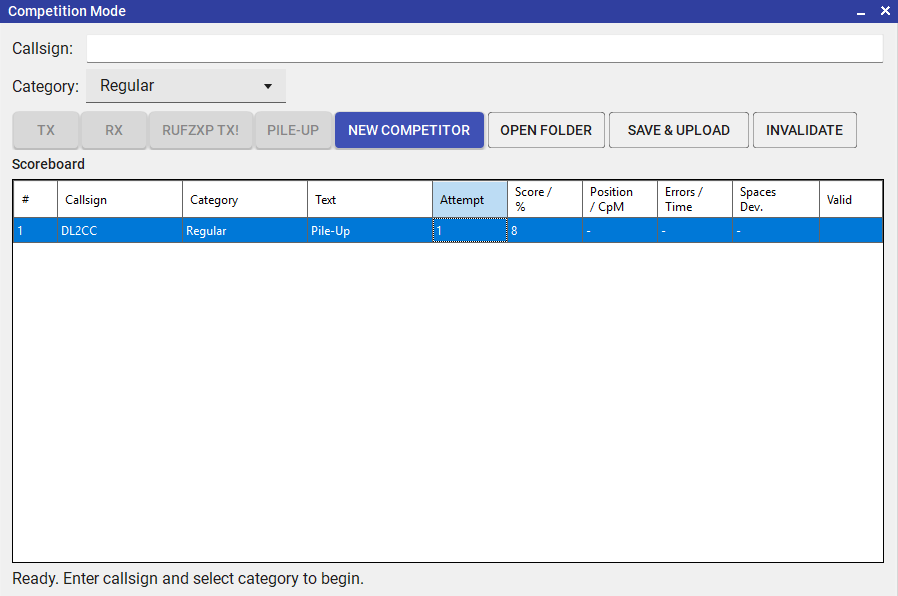 Licensed Competition Mode orchestrator