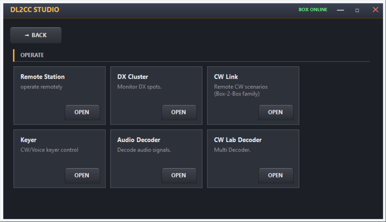 Remote submenu